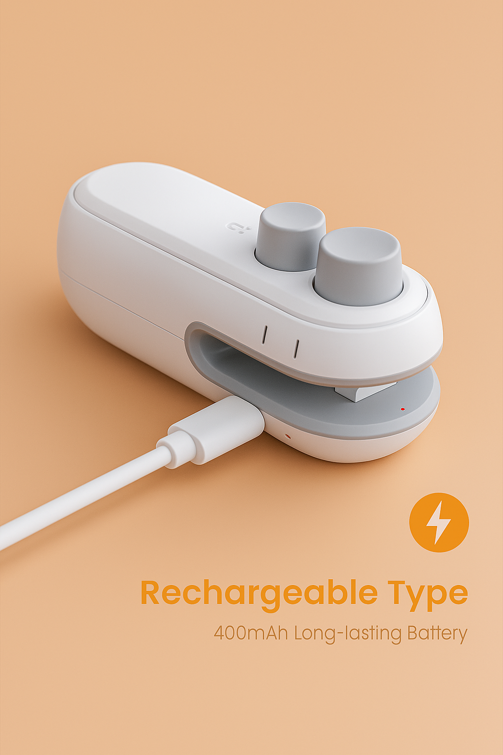 Mini seal Machine, 2 in 1 USB Rechargeable Magnetic Heat Sealing & Cutting