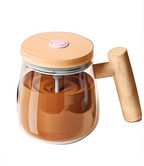 Self Stirring Mug,Electric Mixing Cup Self Stirring Coffee Mug High Borosilicate Glass Mixing Coffee Mug Rotating Home Office Travel Stirring Cup Suitable For Coffee/Milk/Protein Powder,400 ML